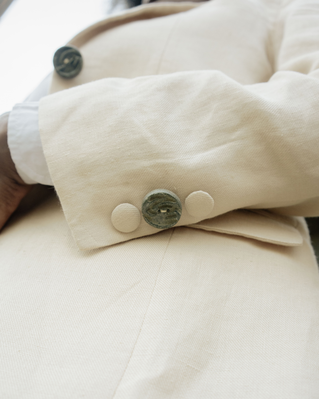 Veste style "DAD" en Lin - Sur Commande